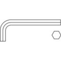 TOOLCRAFT 112845 Inbus Haakse schroevendraaier 0.7 mm DIN 911