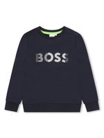 BOSS Kidswear sweat en coton à logo imprimé - Bleu - thumbnail