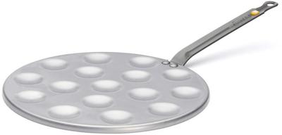 De Buyer Poffertjespan Mineral B Pro - ø 27 cm - 15 poffertjes - zonder antiaanbaklaag