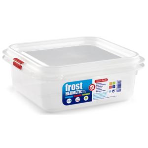 Vershoudbakje - met deksel - 17 x 16 x 7 cm - 1L - meal prep bakjes