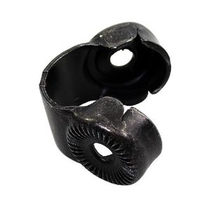 Steco montuur klem mand mee 22 mm ano look / zilver 52.500003.03