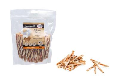 Beeztees Beeztees Kip Twirls met Vis 400g Beeztees Beeztees Kip Twirls met Vis 400g