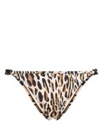 Moschino bas de bikini à imprimé léopard - Tons neutres