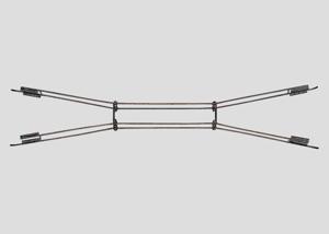 Märklin 70131 H0 Rijdraadkruising H0 Märklin C-rails (met ballastbed), H0 Märklin K-rails (zonder ballastbed) 140.2 mm 1 stuk(s)