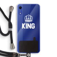 King zwart: Honor Play 8A Transparant Hoesje met koord King zwart: Honor Play 8A Transparant Hoesje met koord