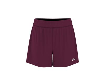 CRIVIT Korte dames sportbroek (Aubergine, L (44/46))