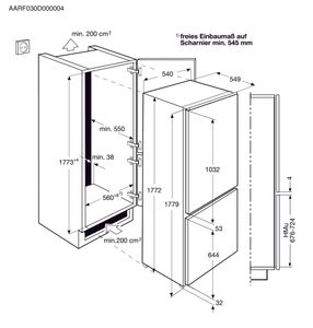 Zanussi ZBB28460SA koel-vriescombinatie Ingebouwd Wit 277 l A++