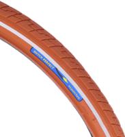Dutchperfect Buitenband dutch perfect 28 x 1.40" / 40-622mm anti-lek - bruin met reflectie