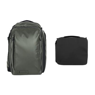 WANDRD Transit 45l Travel Backpack Wasatch Green Essential+bundel