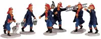 Lemax fireman s/6 kerstdorp figuur type 6 2000