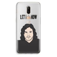 Let It Snow: OnePlus 6 Transparant Hoesje