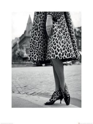 Kunstdruk Time Life Dior Leopard Print 60x80cm