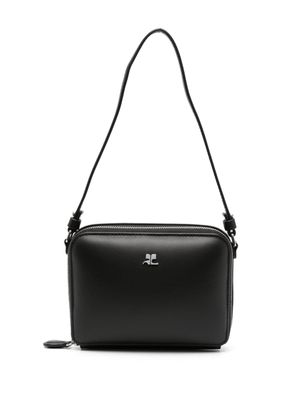 Courrèges sac porté épaule Cloud en cuir - Noir