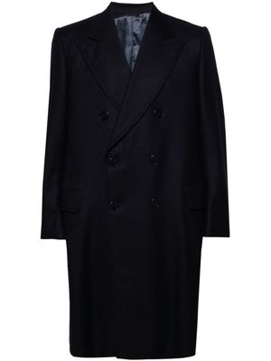 A.N.G.E.L.O. Vintage Cult manteau en laine à boutonnière (années 1990) - Bleu