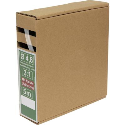 Quadrios 25CA499 Krimpkous met lijm Transparant Krimpverhouding:3:1 5 m