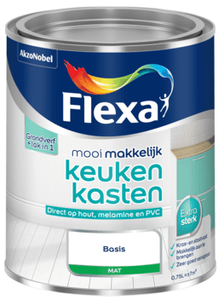 flexa mooi makkelijk keukenkasten mat kleur 0.75 ltr