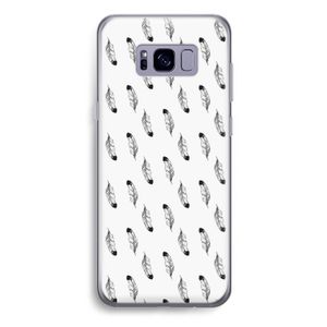 Pluimen: Samsung Galaxy S8 Plus Transparant Hoesje