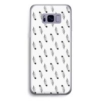 Pluimen: Samsung Galaxy S8 Plus Transparant Hoesje