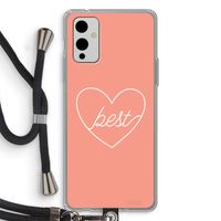 Best heart: OnePlus 9 Transparant Hoesje met koord