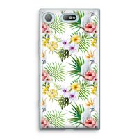 Gele kuif: Sony Xperia XZ1 Compact Transparant Hoesje