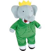 Knuffel - JEMINI - Babar Olifant Pluche +/- 40 cm - Zacht pluche - Ideaal voor het verzinnen van verhalen en het decoreren van de kamer!