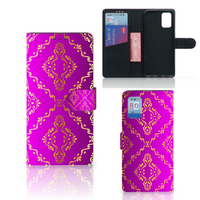 Wallet Case Samsung Galaxy A02s | M02s Barok Roze - thumbnail