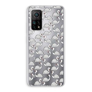 Zwanen: Xiaomi Mi 10T 5G Transparant Hoesje