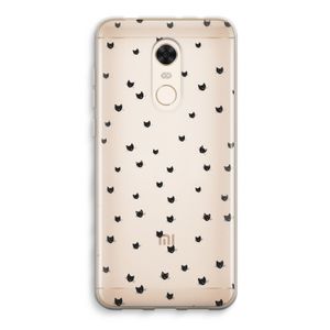 Kleine kattenkopjes: Xiaomi Redmi 5 Transparant Hoesje