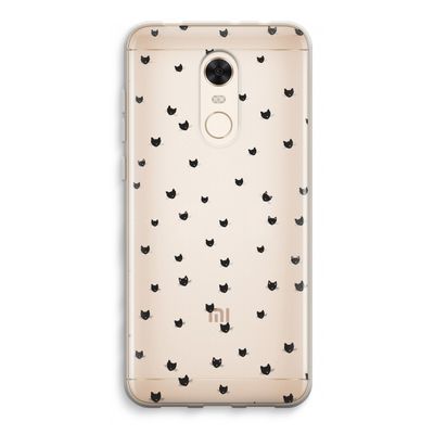 Kleine kattenkopjes: Xiaomi Redmi 5 Transparant Hoesje