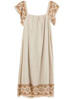 Olympiah robe à motif intarsia - Tons neutres Olympiah robe à motif intarsia - Tons neutres
