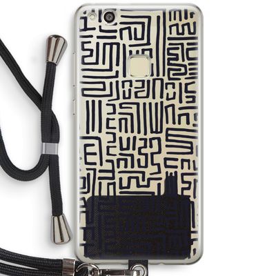 Moroccan Print: Huawei Ascend P10 Lite Transparant Hoesje met koord