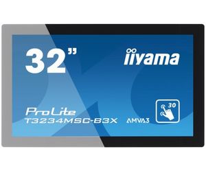 iiyama ProLite T3234MSC-B3X 80 cm (31.5") 1920 x 1080 Pixels Multi-touch Multi-gebruiker Zwart