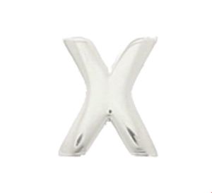 TFT Hanger Zilver Letter X