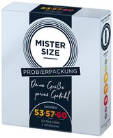 MISTER SIZE Test Pakket 3 Condooms STANDAARD (maten 53-57-60) - thumbnail