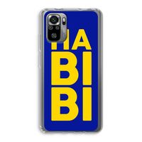 Habibi Blue: Xiaomi Redmi Note 10S Transparant Hoesje