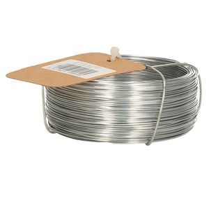 IJzerdraad - 1x rol - 0,9 mm x 50 m - verzinkt staal - binddraad   -