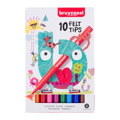 Bruynzeel Kids viltstiften - 10 stuks
