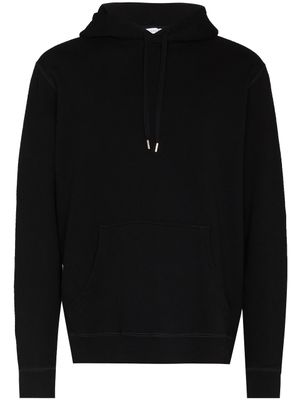 Sunspel sweat à capuche à lien de resserrage - Noir