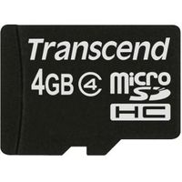 Transcend microSDHC 4GB Class 4 SD-Adapter