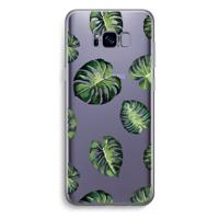 Tropische bladeren: Samsung Galaxy S8 Plus Transparant Hoesje