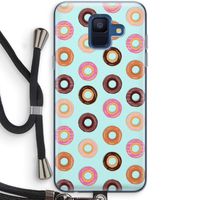 Donuts: Samsung Galaxy A6 (2018) Transparant Hoesje met koord