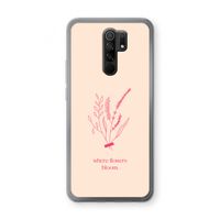 Where flowers bloom: Xiaomi Redmi 9 Transparant Hoesje