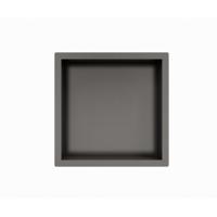 Fortifura Galeria Inbouwnis - 30x30x7cm - Geborsteld Gunmetal PVD