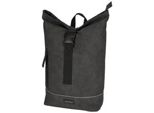 Norlander compacte rolltop rugzak - 23 Liter - Nubuck Urban - 30 x 16 x 49 cm - Grijs