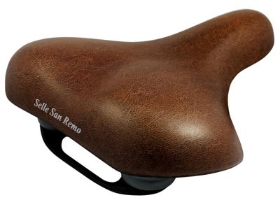 Fietszadel Selle San Remo Vienna met handgreep - bruin
