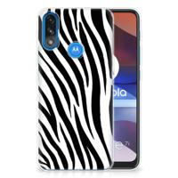 Motorola Moto E7/E7i Power | TPU Hoesje | Zebra