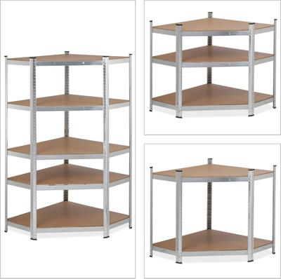 Profeco Hoek Stellingkast - 180x90 cm - 5 planks x 175kg