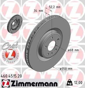 Remschijf COAT Z 460451520