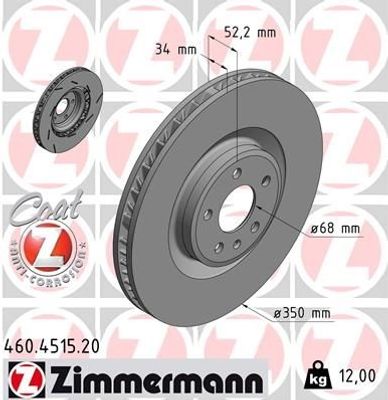 Remschijf COAT Z 460451520