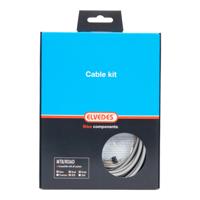 Elvedes Remkabelkit ATB/race universeel zilver 2015010
